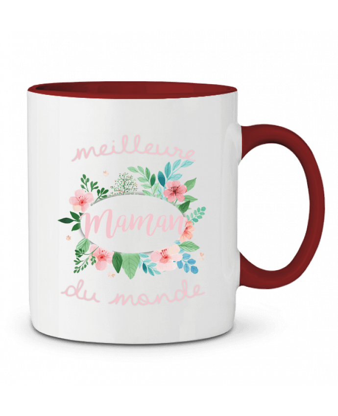 Mug bicolore Meilleure maman du monde FRENCHUP-MAYO