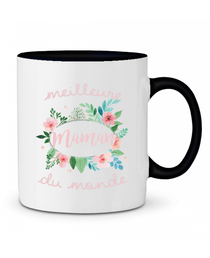 Two-tone Ceramic Mug Meilleure maman du monde FRENCHUP-MAYO