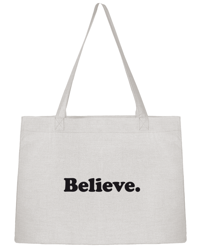Shopping tote bag Stanley Stella Believe by justsayin
