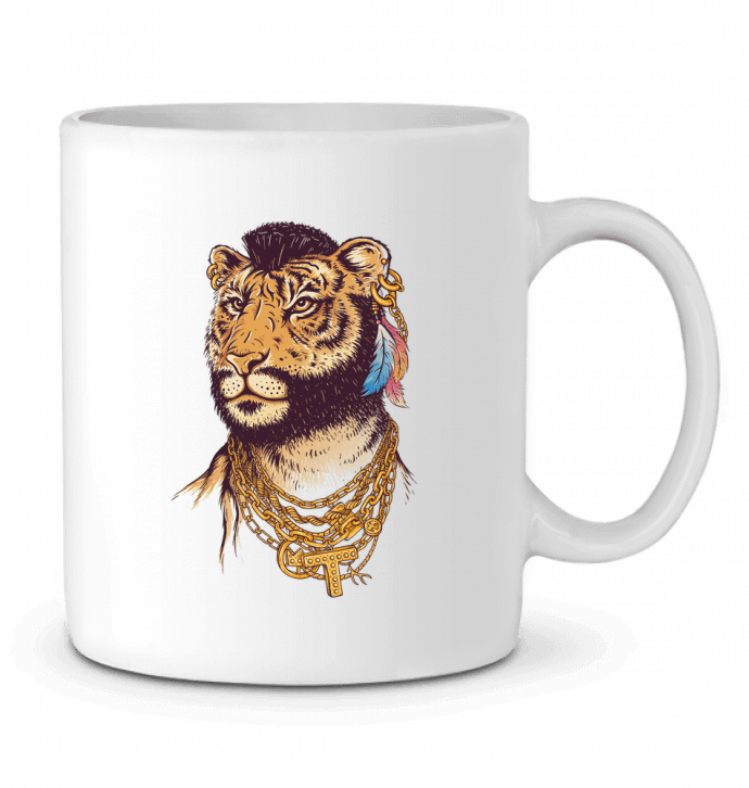 Ceramic Mug Mr tiger by Enkel Dika