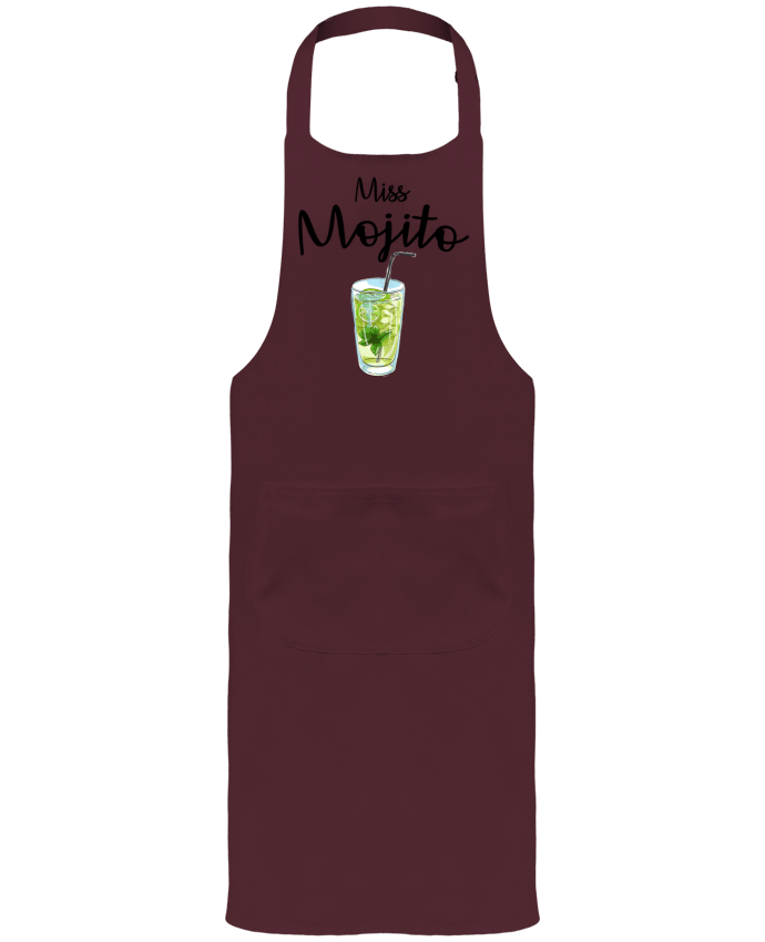 Tablier avec poches Miss Mojito par FRENCHUP-MAYO