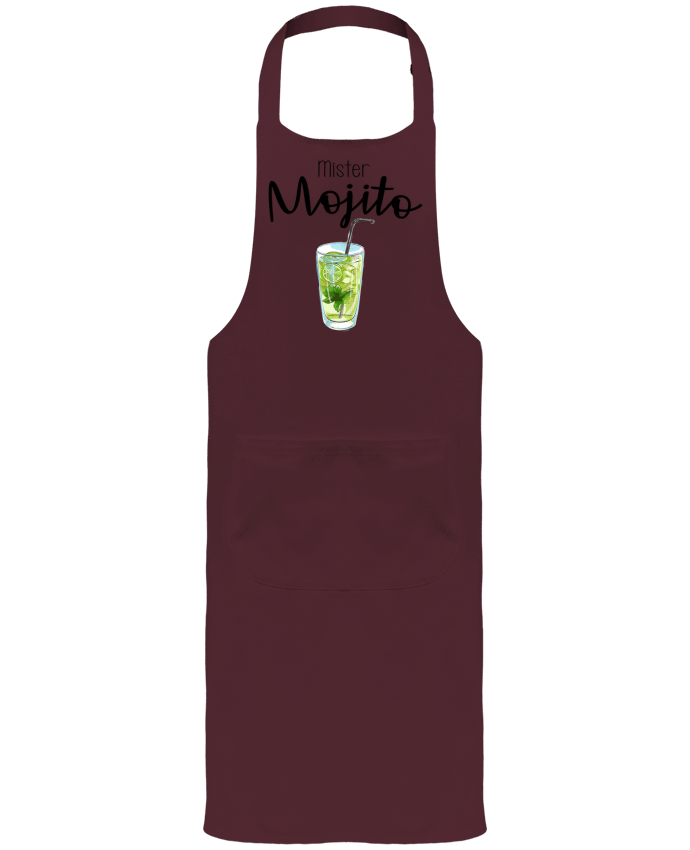 Tablier avec poches Mister mojito par FRENCHUP-MAYO