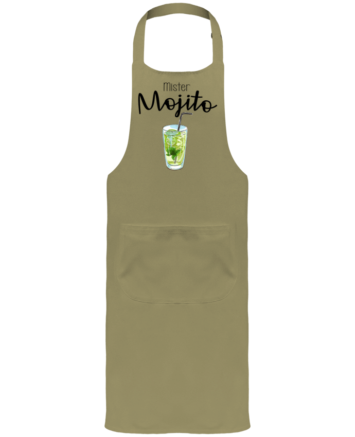 Garden or Sommelier Apron with Pocket Mister mojito by FRENCHUP-MAYO