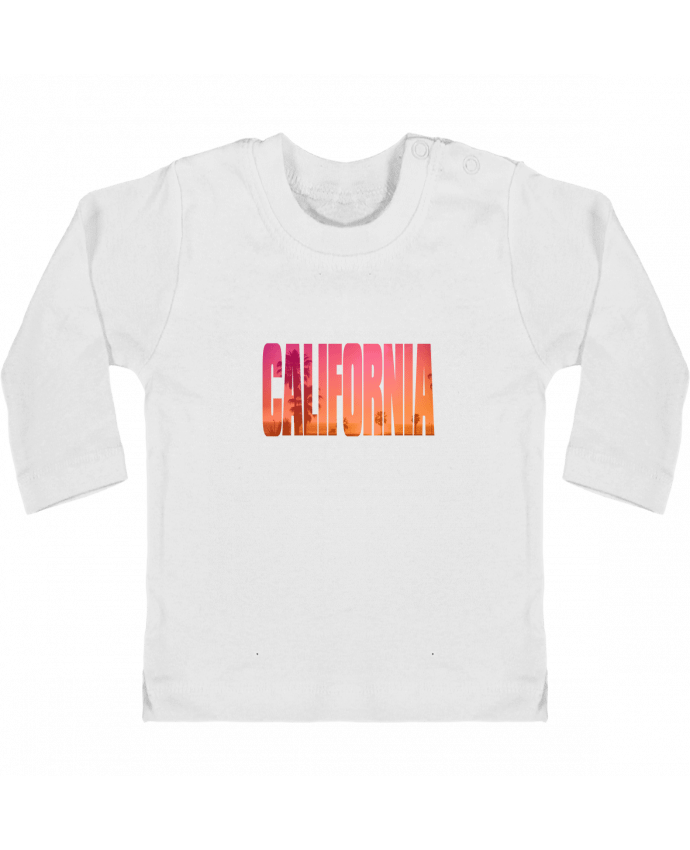 T-shirt bébé California manches longues du designer justsayin