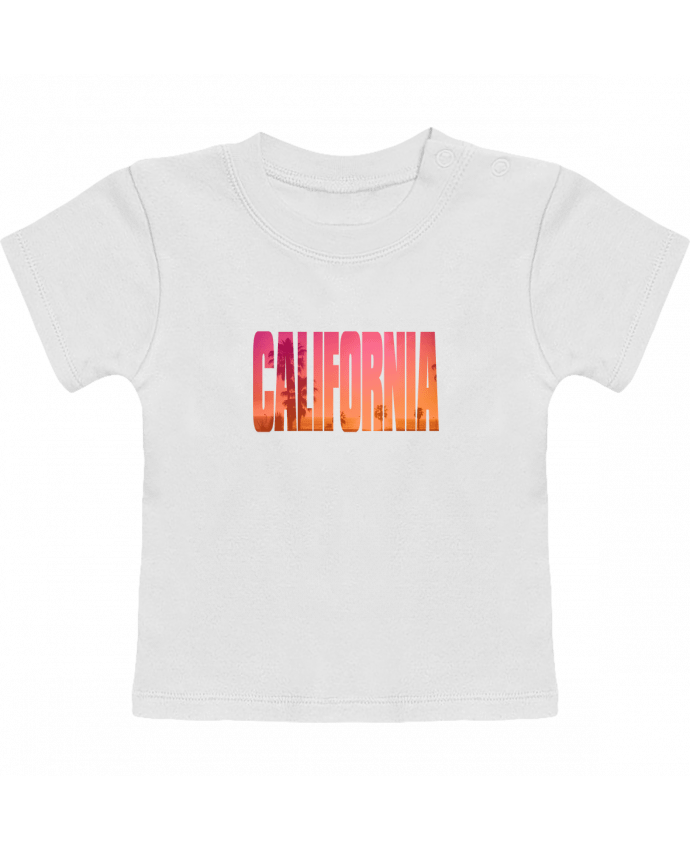 T-Shirt Baby Short Sleeve California manches courtes du designer justsayin