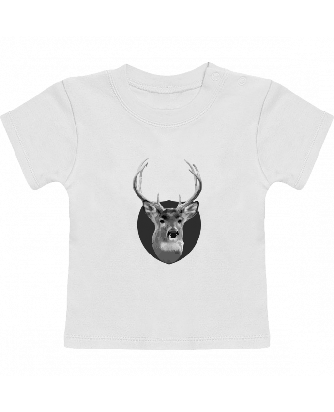 T-Shirt Baby Short Sleeve Cerf manches courtes du designer justsayin