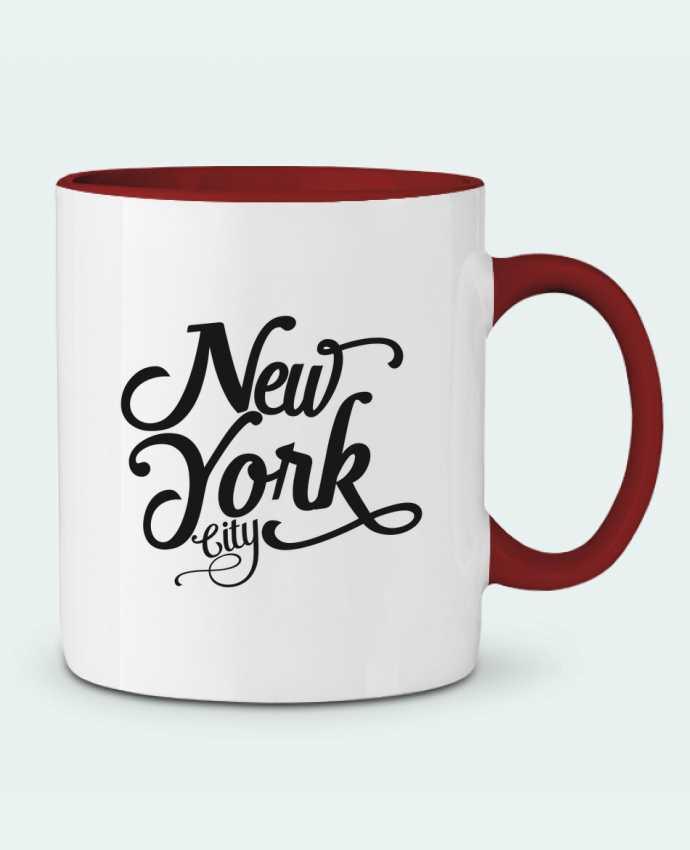 Taza Cerámica Bicolor New York City justsayin