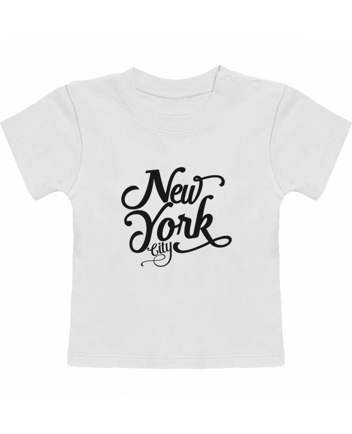 Camiseta Bebé Manga Corta New York City manches courtes du designer justsayin