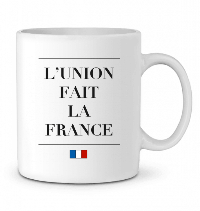 Ceramic Mug L'union fait la france by Ruuud