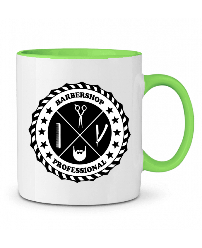 Mug bicolore BARBERSHOP BLASON SG LXXXIII