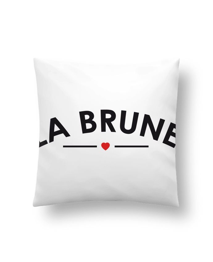 Cushion synthetic soft 45 x 45 cm La Brune by FRENCHUP-MAYO