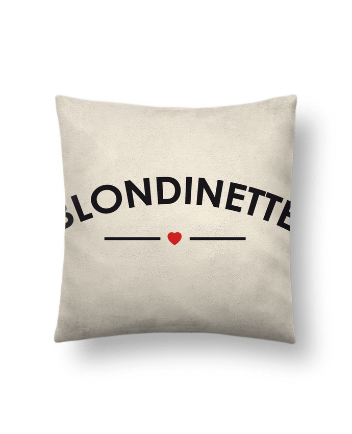 Coussin suédine Blondinette par FRENCHUP-MAYO