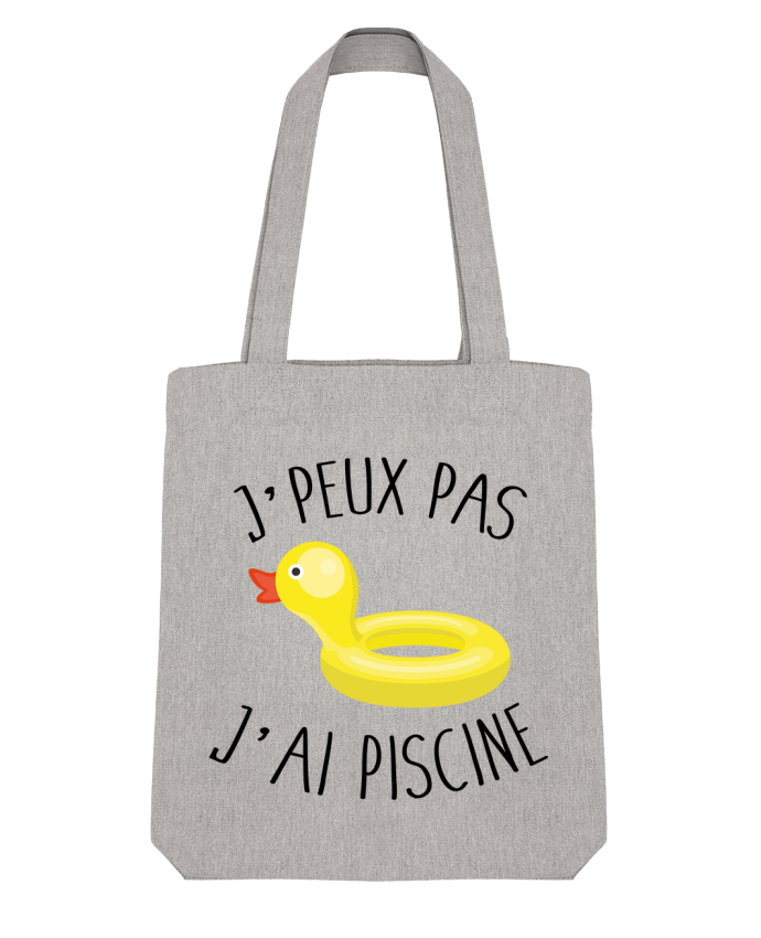 Tote Bag Stanley Stella Je peux pas j'ai piscine par FRENCHUP-MAYO 