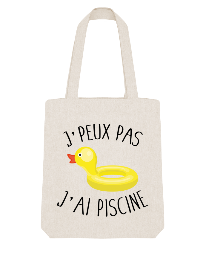 Tote Bag Stanley Stella Je peux pas j'ai piscine by FRENCHUP-MAYO 