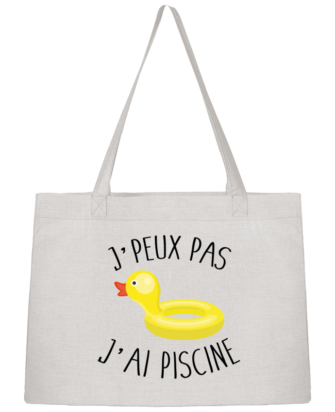 Sac Shopping Je peux pas j'ai piscine par FRENCHUP-MAYO