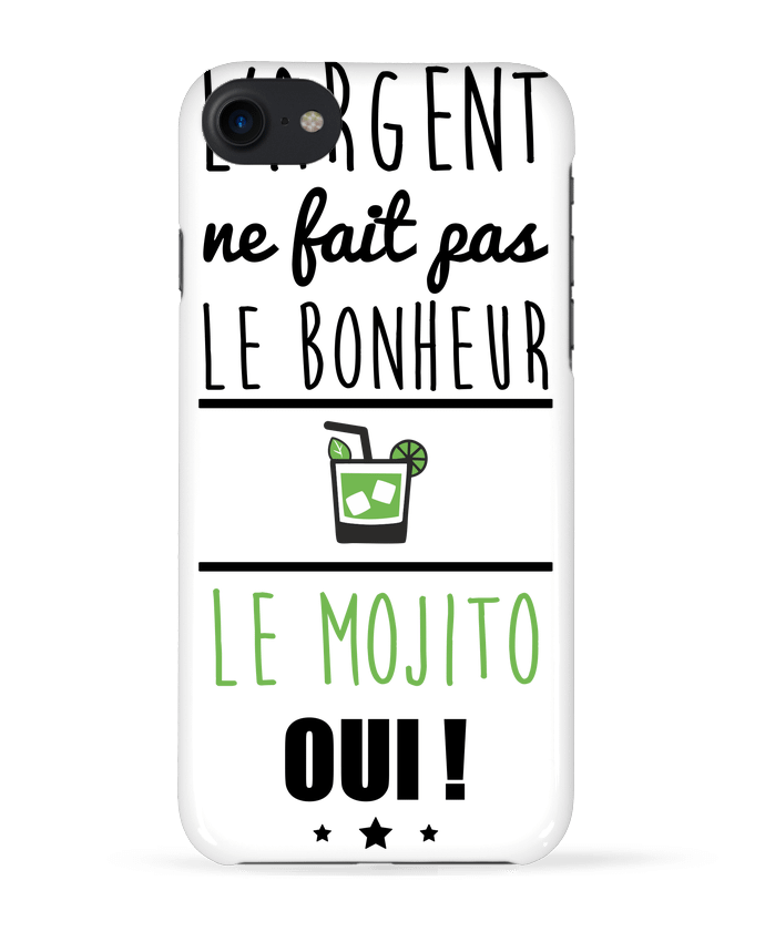 COQUE 3D Iphone 7 L'argent ne fait pas le bonheur le mojito oui ! de Benichan