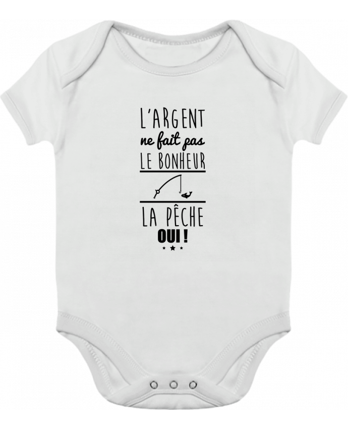 Baby Body Contrast L'argent ne fait pas le bonheur la pêche oui ! by Benichan