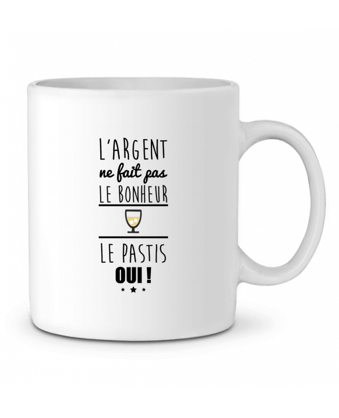 Taza Cerámica L'argent ne fait pas le bonheur le pastis oui ! por Benichan