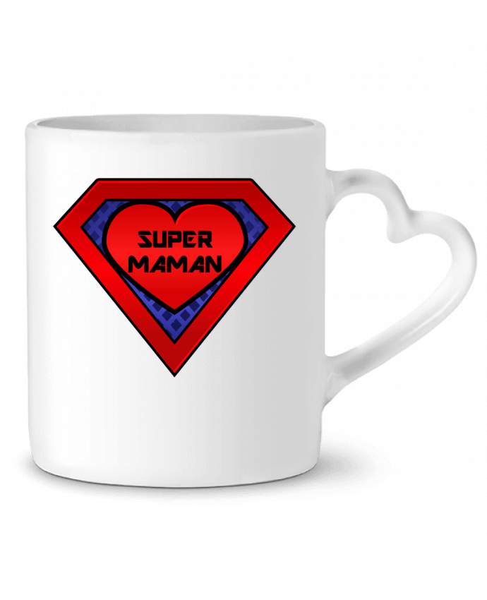 Mug Heart Super maman by FRENCHUP-MAYO