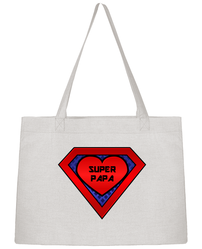 Shopping tote bag Stanley Stella Super papa by FRENCHUP-MAYO