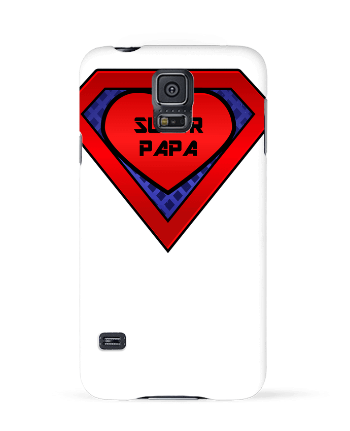 Case 3D Samsung Galaxy S5 Super papa by FRENCHUP-MAYO