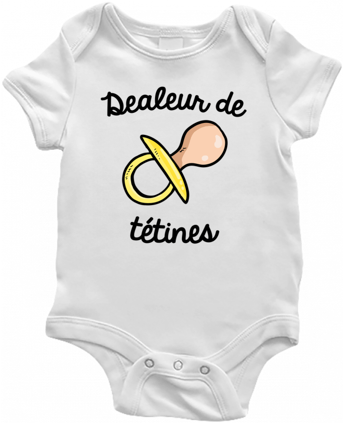 Body bébé Dealeur de tétines par FRENCHUP-MAYO