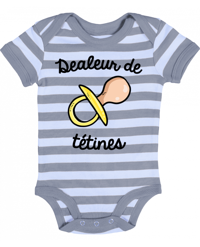 Baby Body striped Dealeur de tétines - FRENCHUP-MAYO