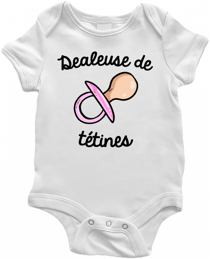 Body bébé Dealeuse de tétines par FRENCHUP-MAYO