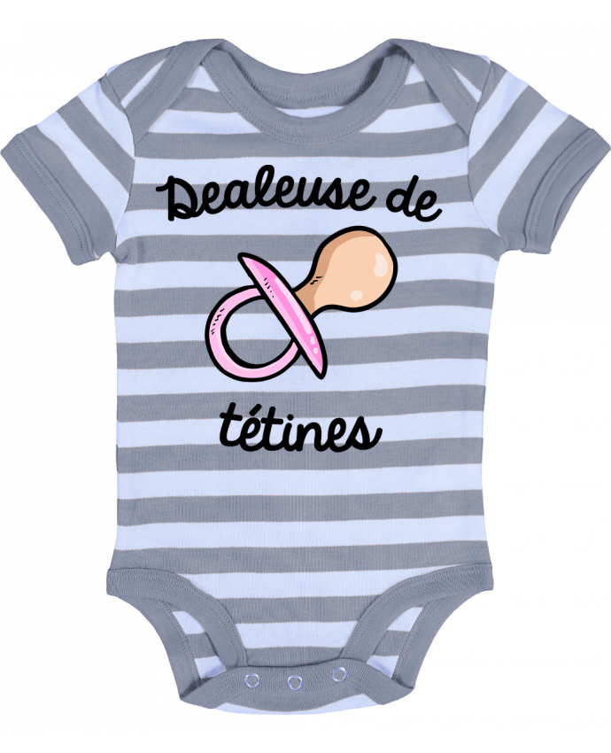 Baby Body striped Dealeuse de tétines - FRENCHUP-MAYO