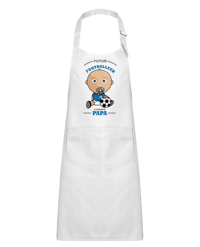 Tablier Enfant Futur Footballeur comme papa par GraphiCK-Kids