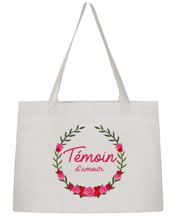 Shopping tote bag Stanley Stella Témoin d'amour by FRENCHUP-MAYO