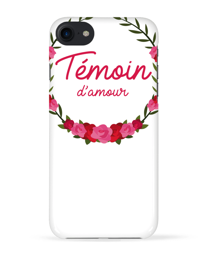 Case 3D iPhone 7 Témoin d'amour de FRENCHUP-MAYO