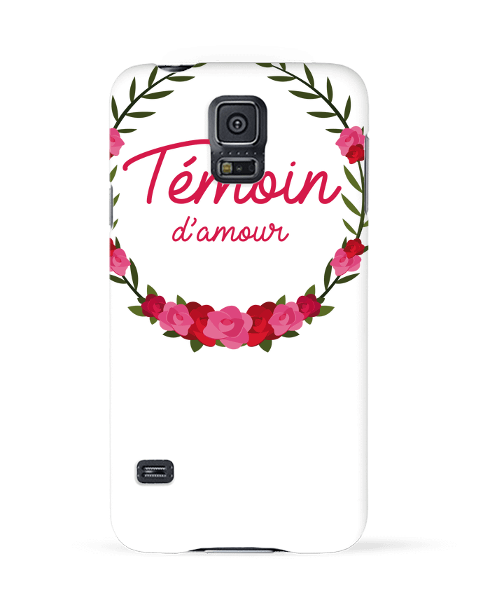 Case 3D Samsung Galaxy S5 Témoin d'amour by FRENCHUP-MAYO