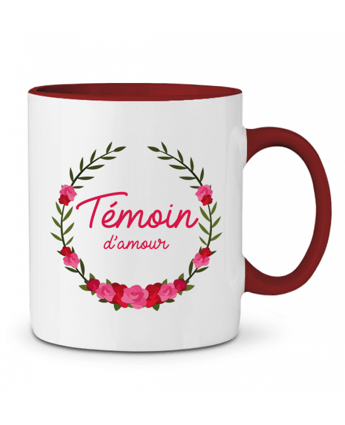Mug bicolore Témoin d'amour FRENCHUP-MAYO