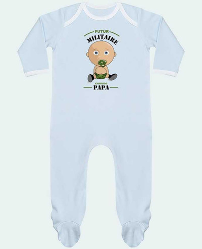 Body Pyjama Bébé Futur militaire comme papa par GraphiCK-Kids