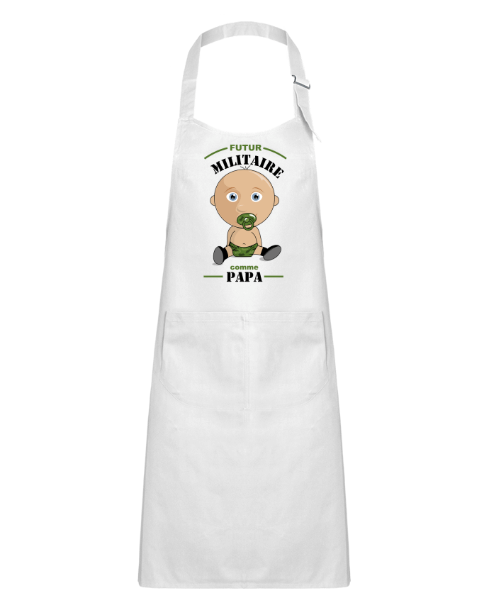 Tablier Enfant Futur militaire comme papa par GraphiCK-Kids