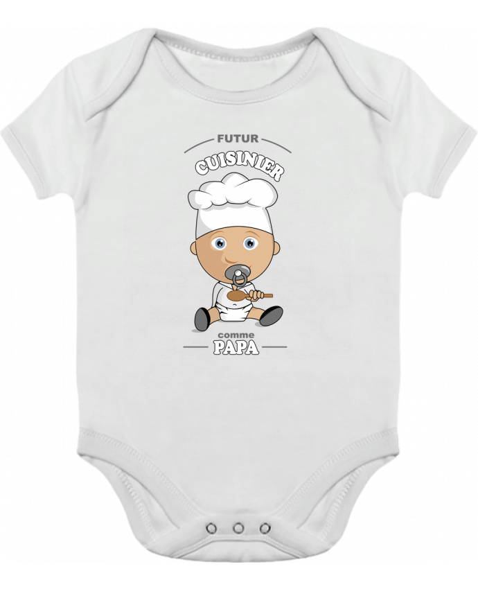 Baby Body Contrast Futur cuisinier comme papa by GraphiCK-Kids
