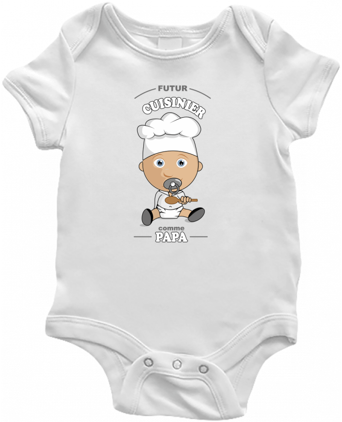 Body Bebé Futur cuisinier comme papa por GraphiCK-Kids