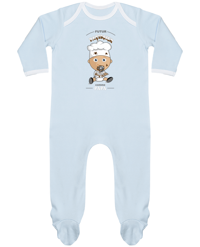 Body Pyjama Bébé Futur pâtissier comme papa par GraphiCK-Kids