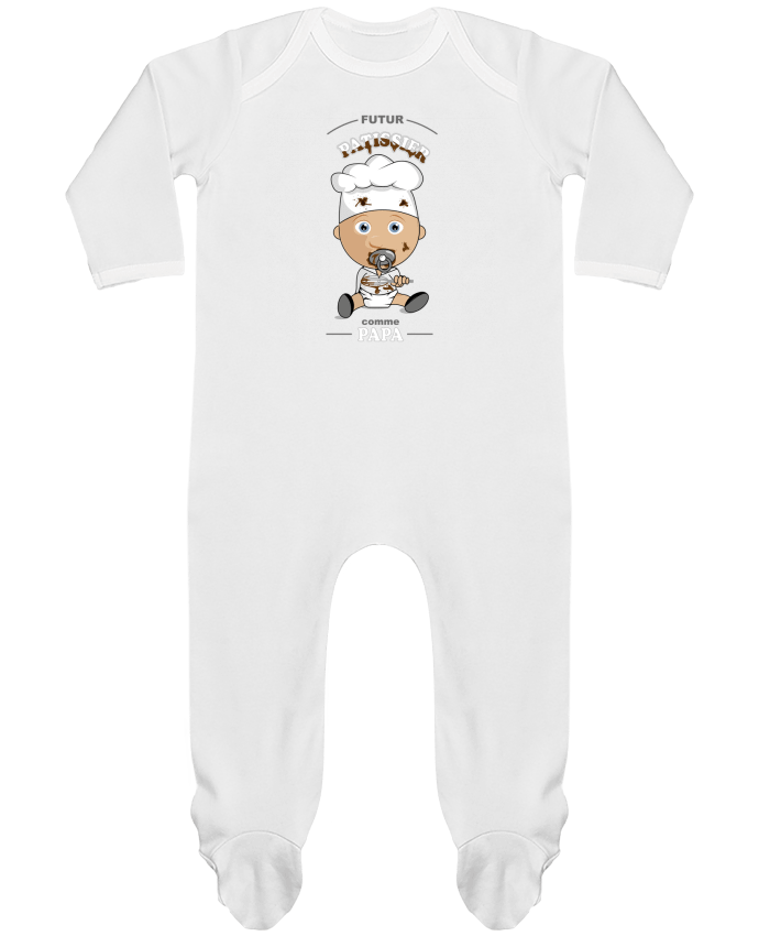 Body Pyjama Bébé Futur pâtissier comme papa par GraphiCK-Kids
