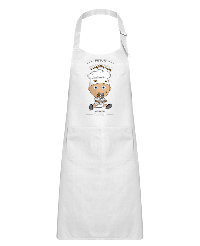 Tablier Enfant Futur pâtissier comme papa par GraphiCK-Kids