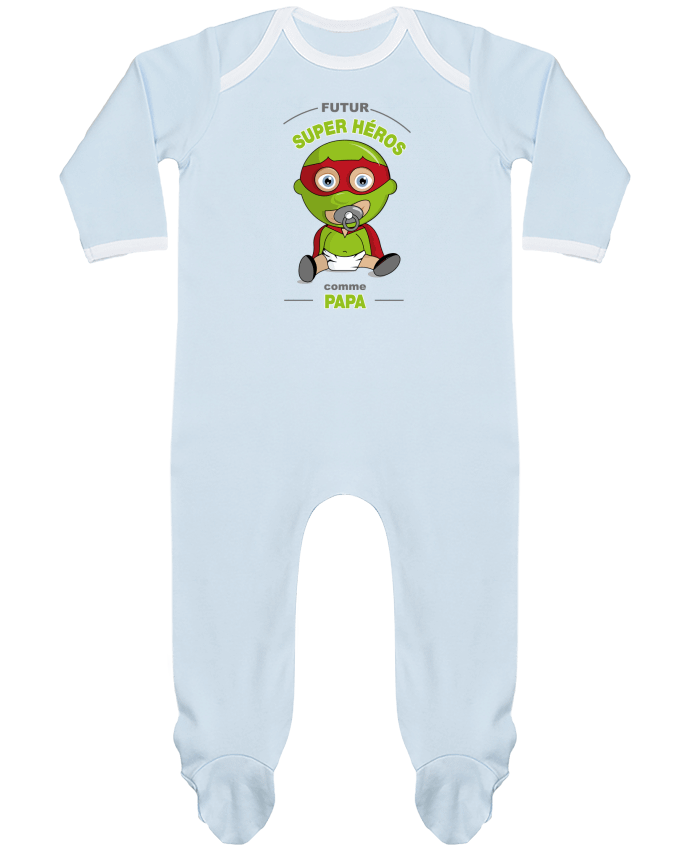 Body Pyjama Bébé Futur Super Héros comme papa par GraphiCK-Kids
