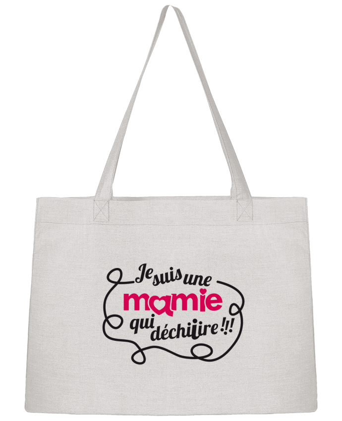 Shopping tote bag Stanley Stella Je suis une mamie qui déchire by GraphiCK-Kids