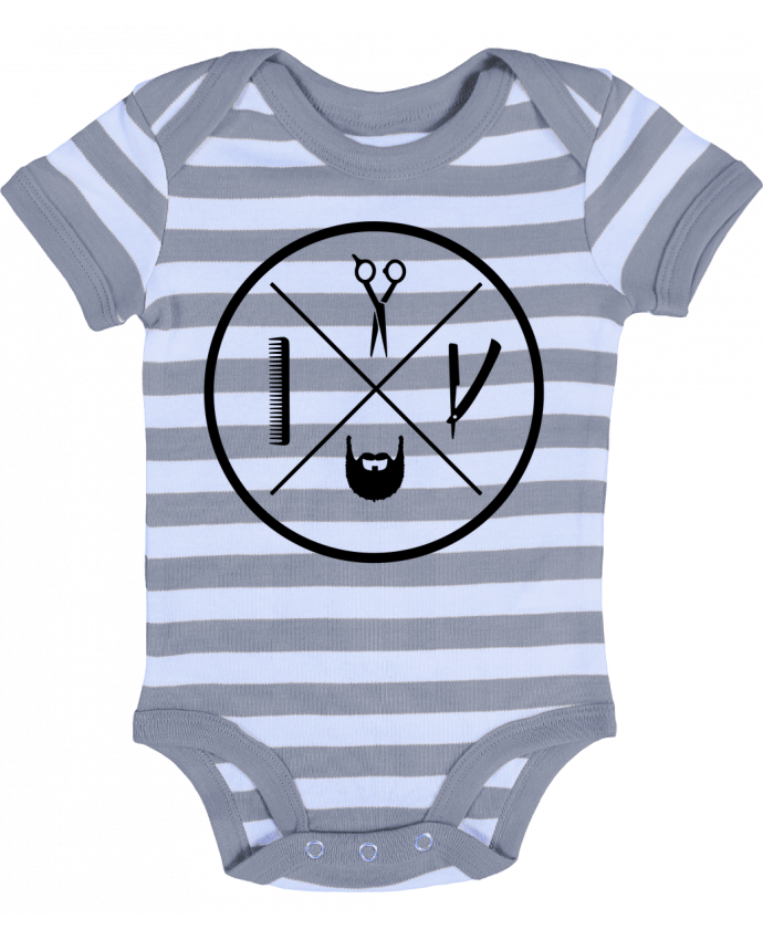 Body Bébé Rayé BARBERSHOP BLASON - SG LXXXIII