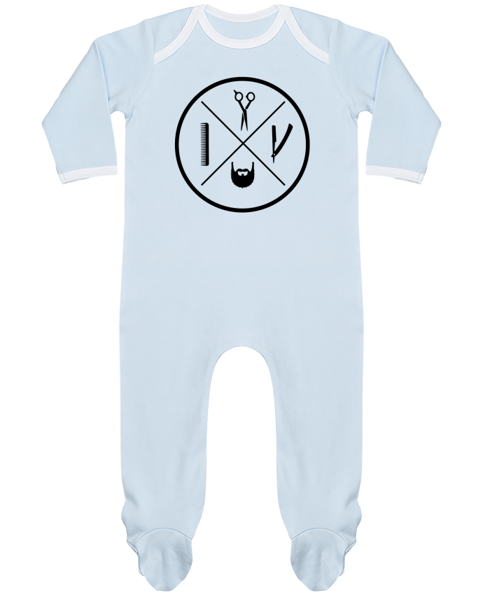 Body Pyjama Bébé BARBERSHOP BLASON par SG LXXXIII