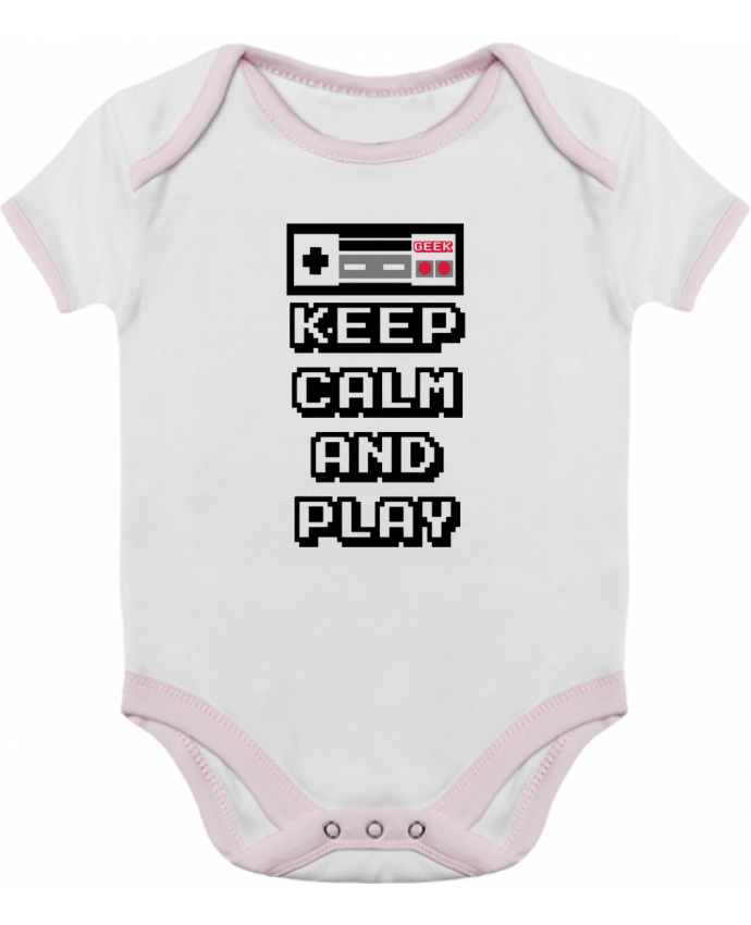 Body Bebé Contraste KEEP CALM AND PLAY por SG LXXXIII