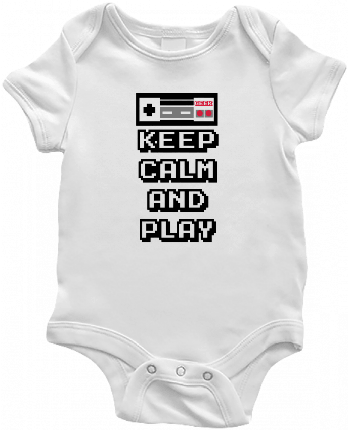 Body Bebé KEEP CALM AND PLAY por SG LXXXIII