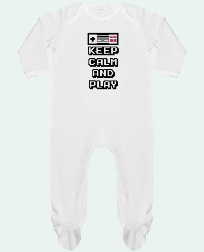 Baby Sleeper long sleeves Contrast KEEP CALM AND PLAY by SG LXXXIII