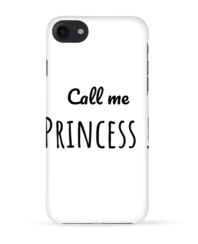 COQUE 3D Iphone 7 Call me Princess de Madame Loé