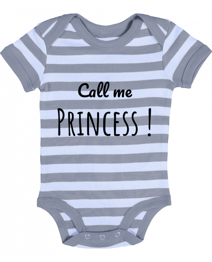 Baby Body striped Call me Princess - Madame Loé